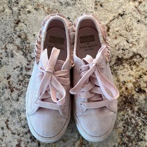 Keds x Kate Spade Triple Kick Ruffle Tennis Shoe